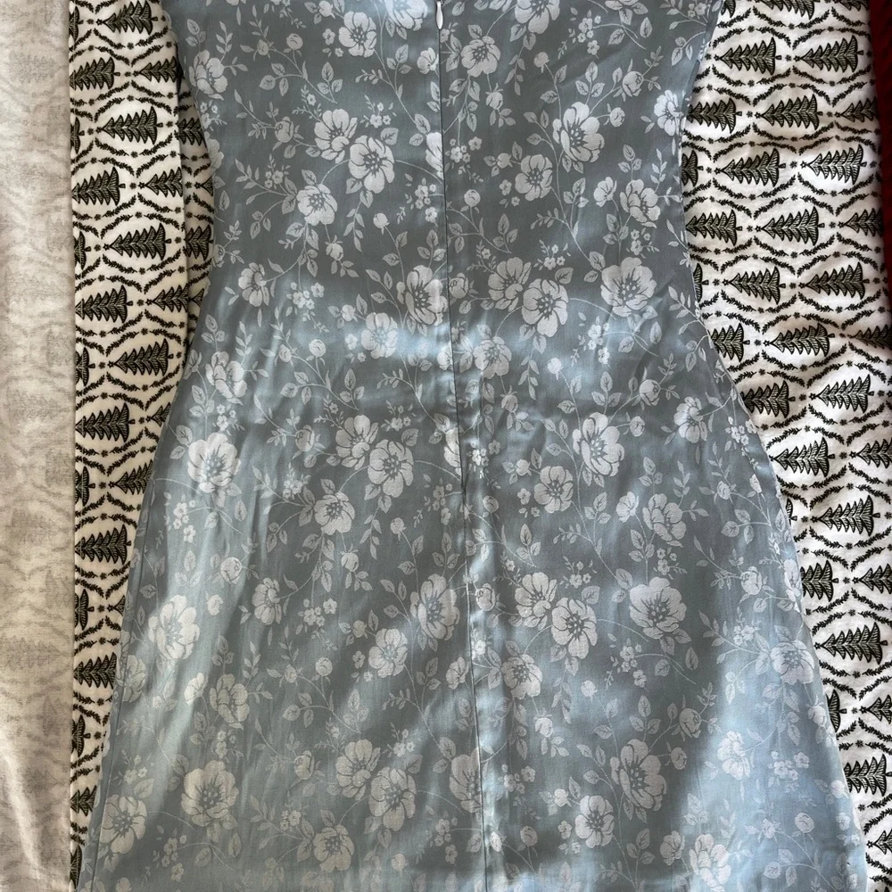 Princess Polly Blue Floral Mini Dress - Picture 2 of 4